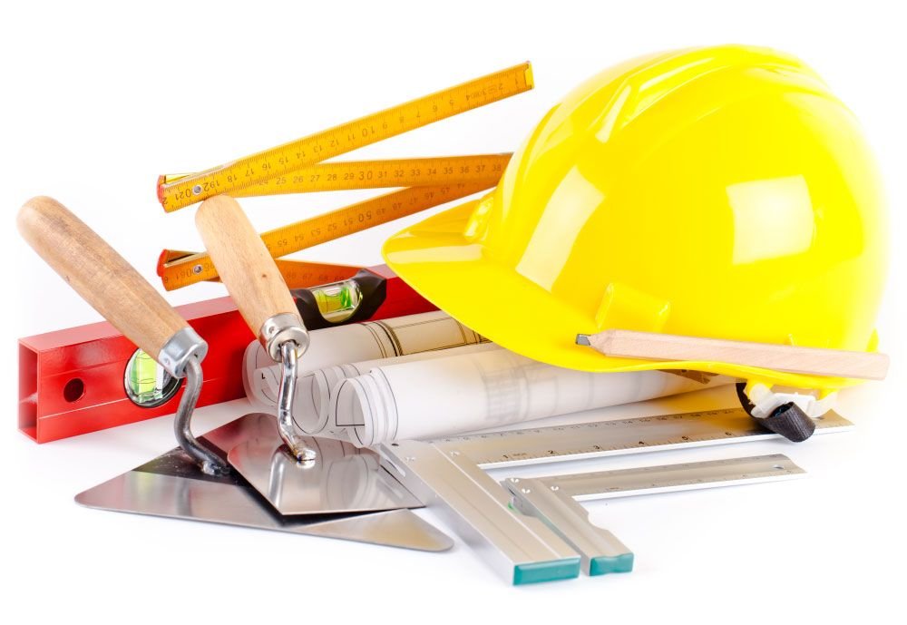 Construction Hat and Materials Construction Hat and Materials